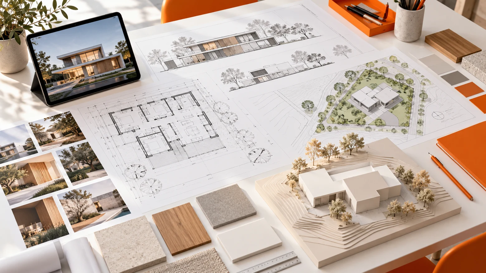 Ilustração conceitual: Como são avaliados materiais, escala e detalhamento no orçamento de uma maquete